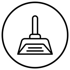 Dustpan Vector Icon Design Illustration