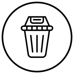 Recycling bin Vector Icon Design Illustration