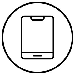 Tablet Vector Icon Design Illustration