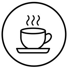 Morning coffee Vector Icon Design Illustration
