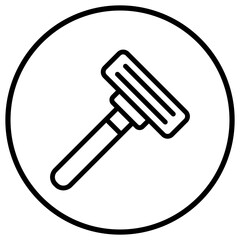 Razor Vector Icon Design Illustration