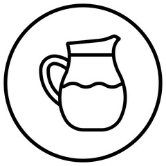 Water jug Vector Icon Design Illustration