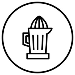 Citrus juicer Vector Icon Design Illustration