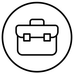 Briefcase Vector Icon Design Illustration