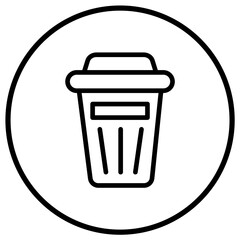 Trash Vector Icon Design Illustration