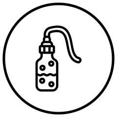 Wash bottle Vector Icon Design Illustration