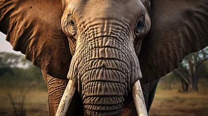 Foto op Aluminium an elephant with tusks © KWY