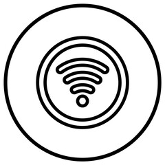 Wifi signal Vector Icon Design Illustration