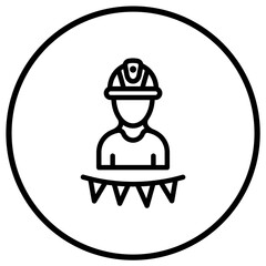 Labour day Vector Icon Design Illustration