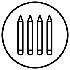 Eye pencil Vector Icon Design Illustration