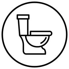 Restroom Vector Icon Design Illustration