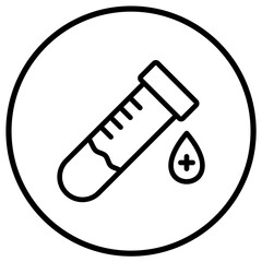 Blood sample Vector Icon Design Illustration