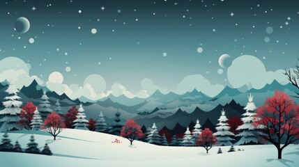 Christmas Background Flat Design, Merry Christmas Background ,Hd Background