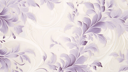 Lavender and Cream Romantic and Dreamy Abstract Pattern