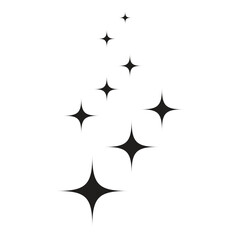 Shine vector icon, clean star illustration sign isolated vector illustration.