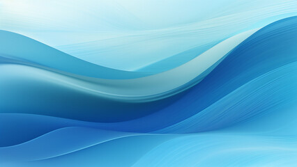 Ocean Blue and Aqua Abstract Pattern Wallpaper