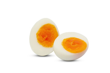 Soft boiled eggs on transparent background png