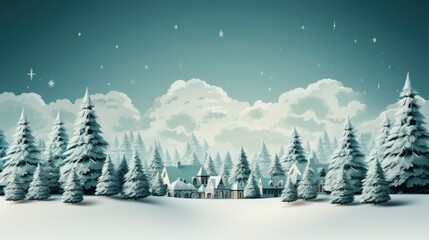 Fototapeta na wymiar Flat Design Christmas Sale , Merry Christmas Background ,Hd Background