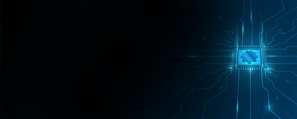 Abstract background image, technology concept, cog circuit board, electronic network