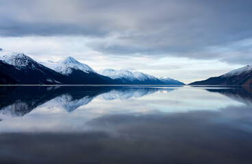 Fototapeta premium Landscape Photography of Snow Capped Mountains 