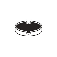 ashtray icon vector