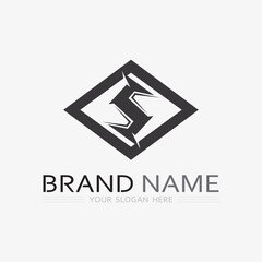 Business corporate S letter logo