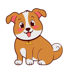 Cute Puppy Illustration