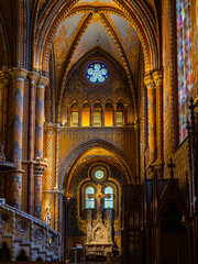 In Matthias Church, I find a quiet moment. I pray for peace.　