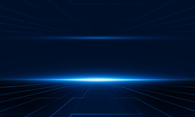 Abstract businessman Door of technology background Hitech communication concept innovation background vector design.