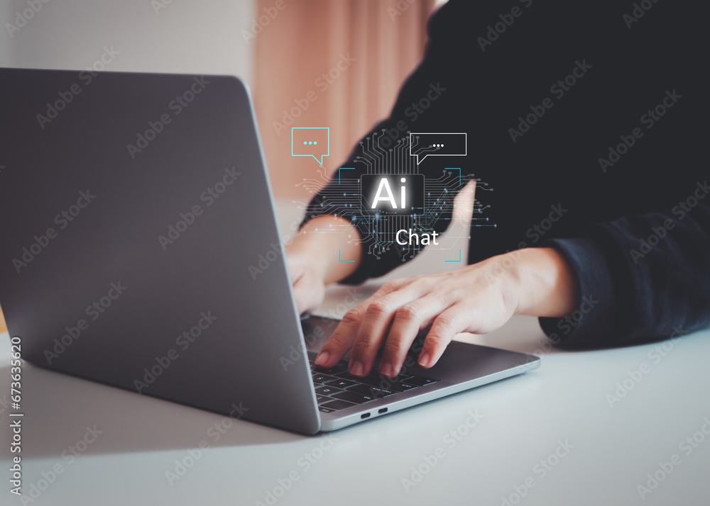 Poster ai, artificial intelligence, technology smart robot ai, artificial intelligence by enter command pro