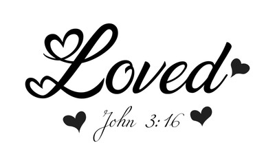 Christian Faith, Typography for print or use as poster, card, flyer or T Shirt