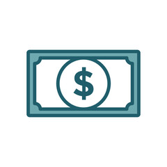 money icon vector design template simple and clean
