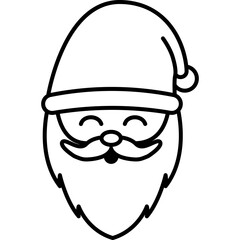 Santa Claus Head Line