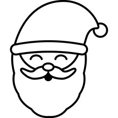 Santa Claus Head Line