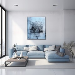 Living room decoration art, created by AI