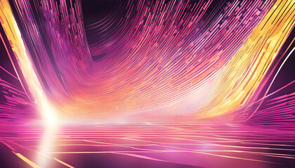 Abstract stage background. Technical hi tech design. 