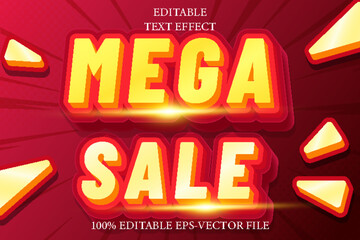 .Mega Sale Editable 3D Modern Style