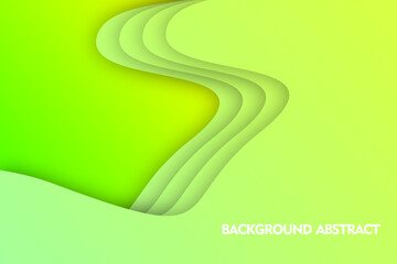 abstract green wave background