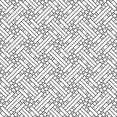 Vector seamless pattern. Modern stylish texture. Monochrome, linear abstract background.