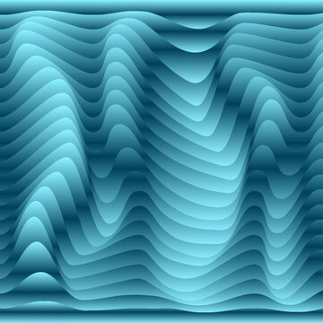 Abstract relief background with optical illusion of distortion. Vector illustration. © Mikhail