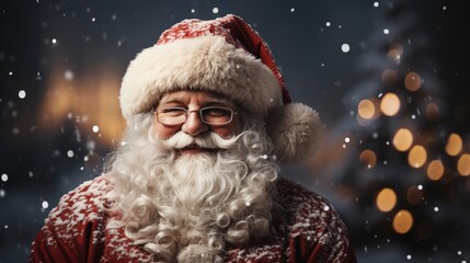 Realistic Christmas Santa Background, Merry Christmas Background ,Hd Background
