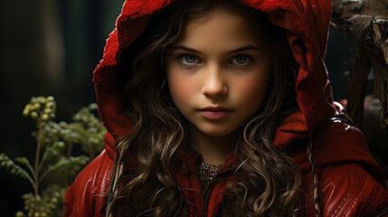 Little red riding hood, Illustrative Storytelling of Little Red Riding Hood - Nostalgic Nature Letterboxing Style