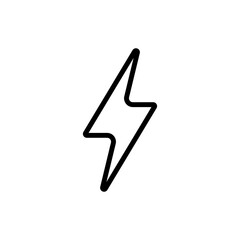 symbols of electricity and lightning strikes