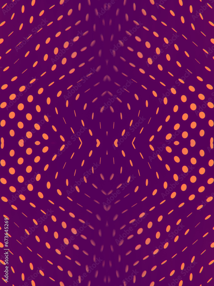 Poster sparkling and floating in the wind colorful circular glitter pattern. 3d rendering digital illustrat