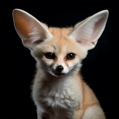 Obraz premium high resolution Illustration of a fennec fox