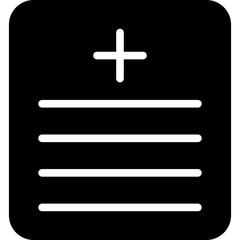 Obraz premium Medical Report Icon