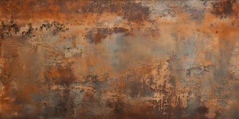 Rusted steel surface texture, showcasing weathered patterns and aged character - obrazy, fototapety, plakaty
