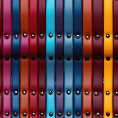 Seamless abstract rainbow leather pattern, ai background