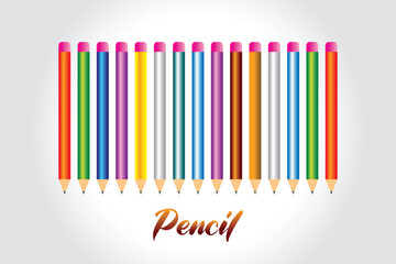 color pencils illustration