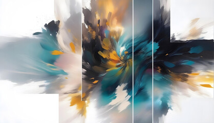 beautiful modern abstract art, art murals, abstract painting for wall decoration,